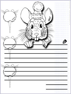 printable congratulatory address with rat