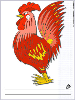 red rooster