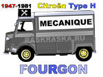 gray citroen h van color picture with french words