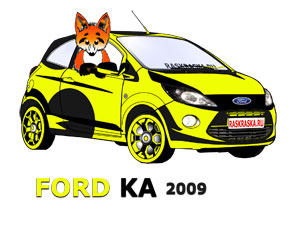 Ford Ka 2009 raskraska