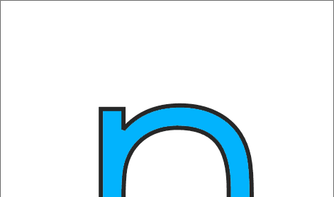 letter n