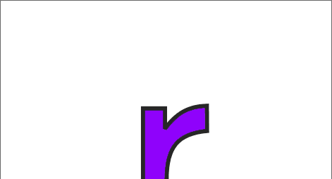 letter r