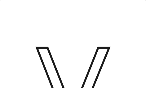 letter v