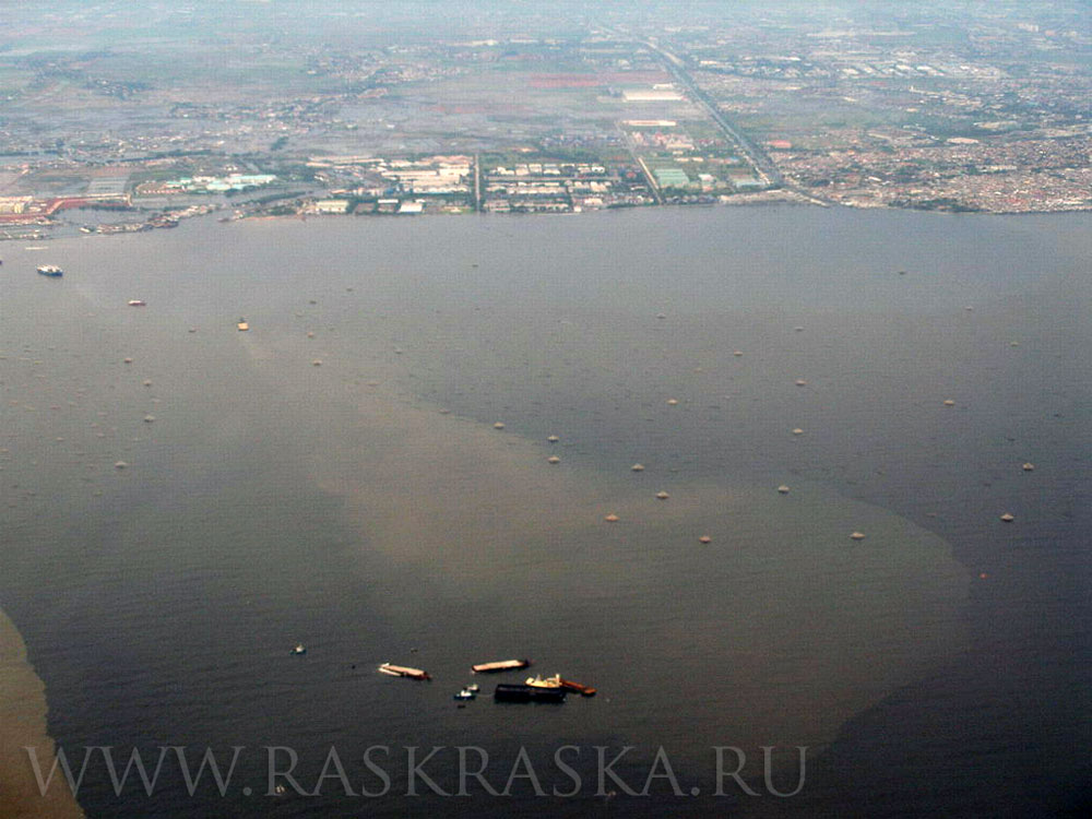 акватория Джакарты Яванское море Jakarta Javanese Sea