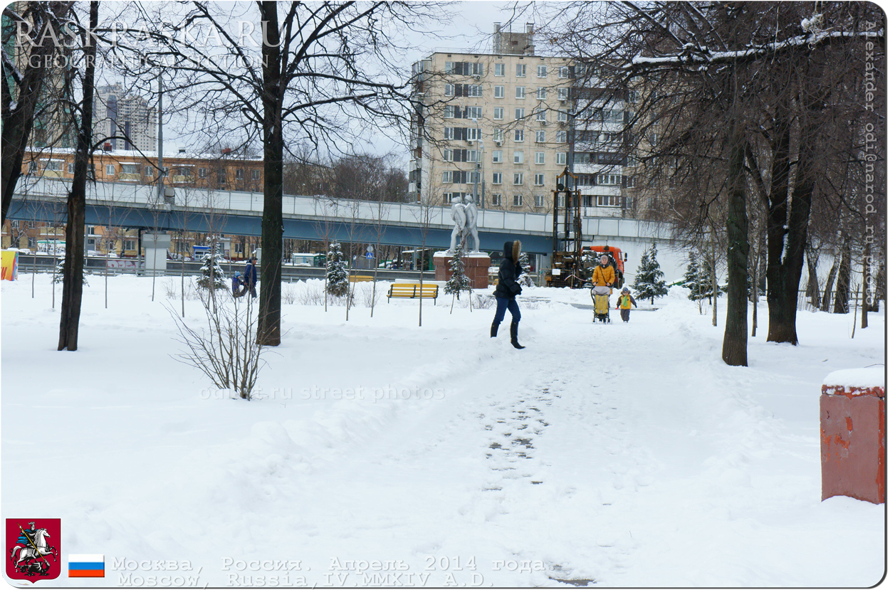 снег в апреле