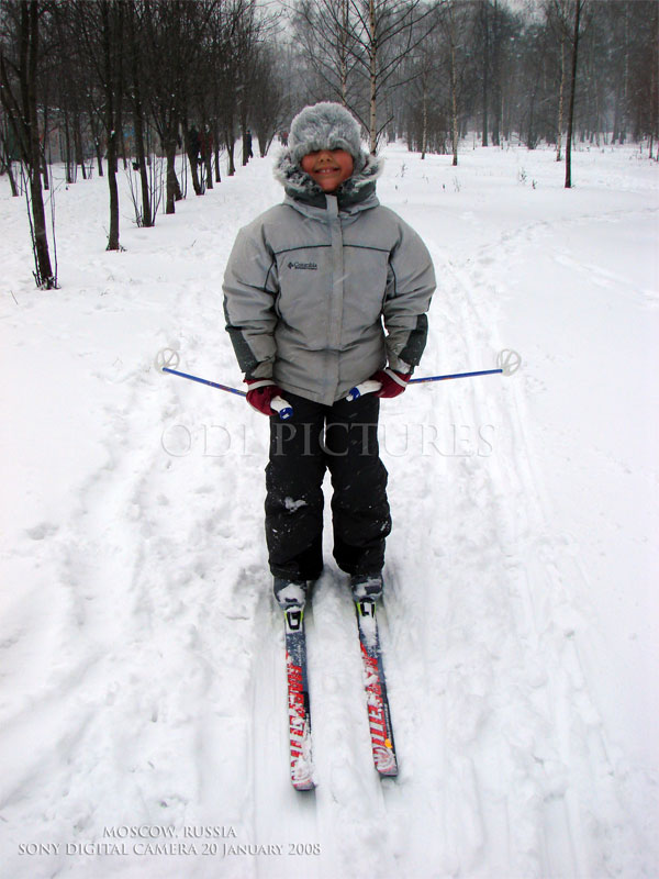 первый снег зимы 2008 года 20 января