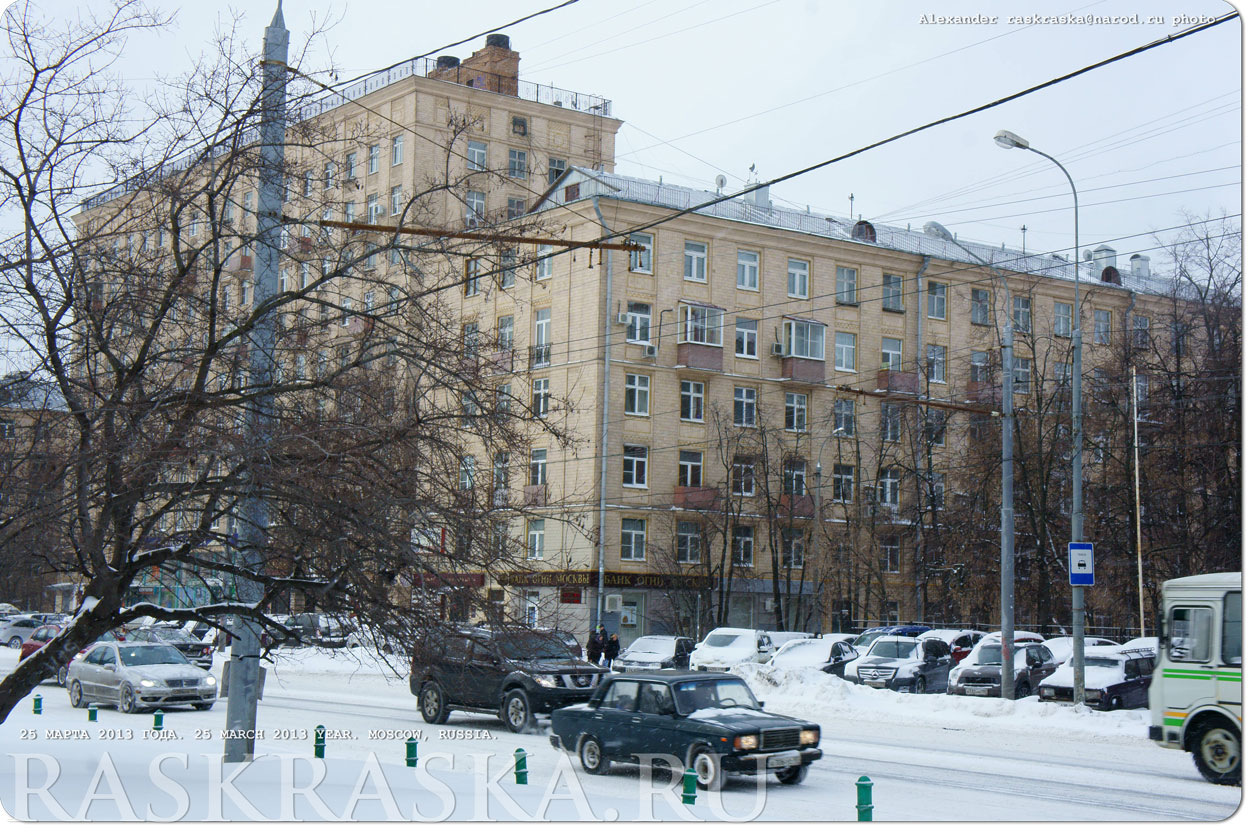 зимние дороги Москвы весной