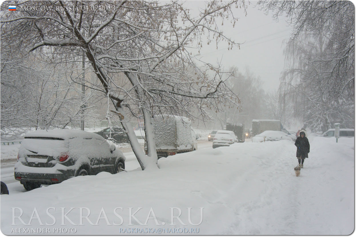 много снега в Москве