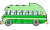 туристический автобус ЛАЗ раскраска