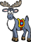 reindeer outline picture