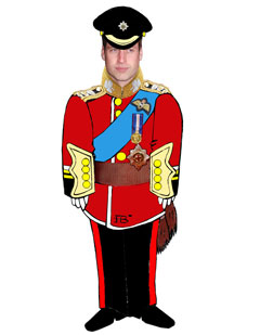 Prince William, Duke of Cambridge raskraska for kids free