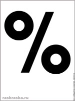 simbolo matematico di percentuale