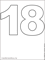 контурное число восемнадцать