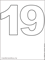 контурное число девятнадцать